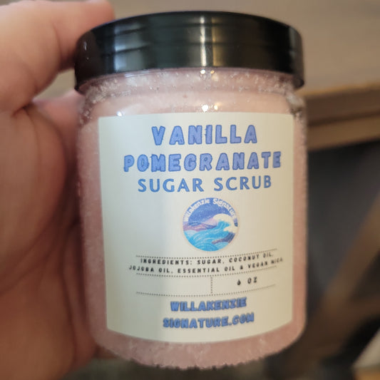 Sugar Scrub 6oz Vanilla Pomegranate