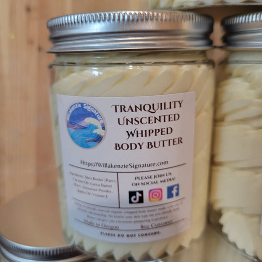 8oz Unscented Whipped Body Butter