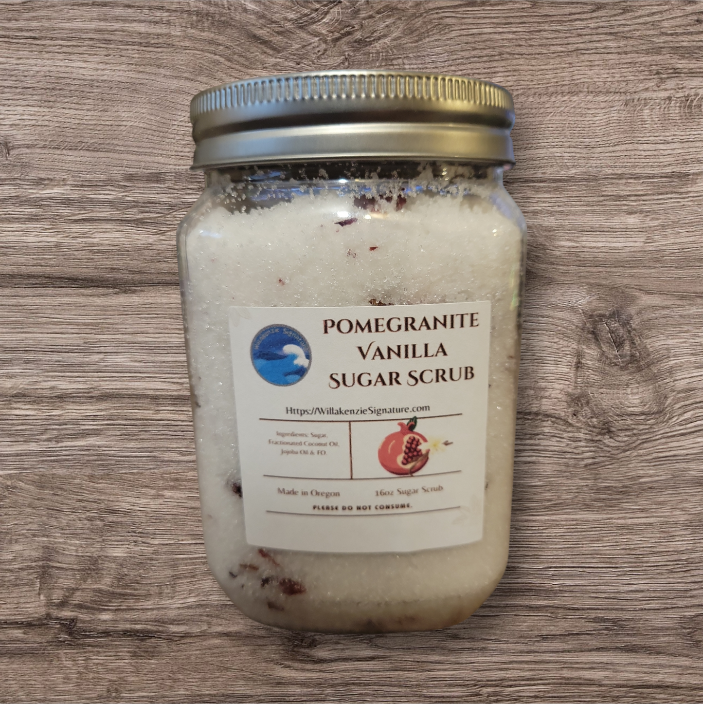 16oz Pomegranite Sugar Scrub