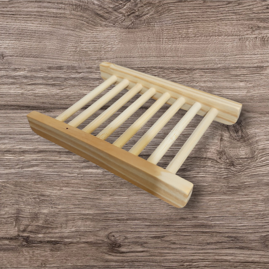 Natural Wooden Soap Ladder - Soap Dish