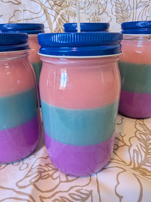 Triple Layer Hand poured Soy Candle