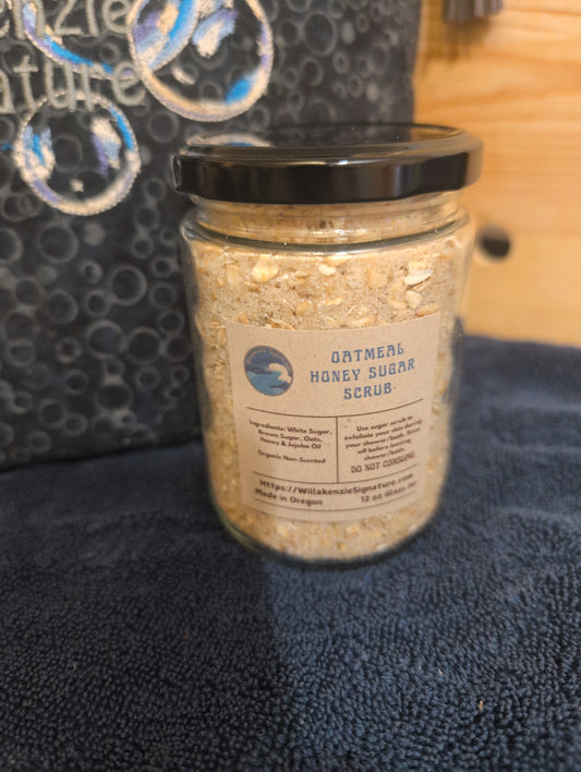 10oz Oatmeal Honey Sugar Scrub