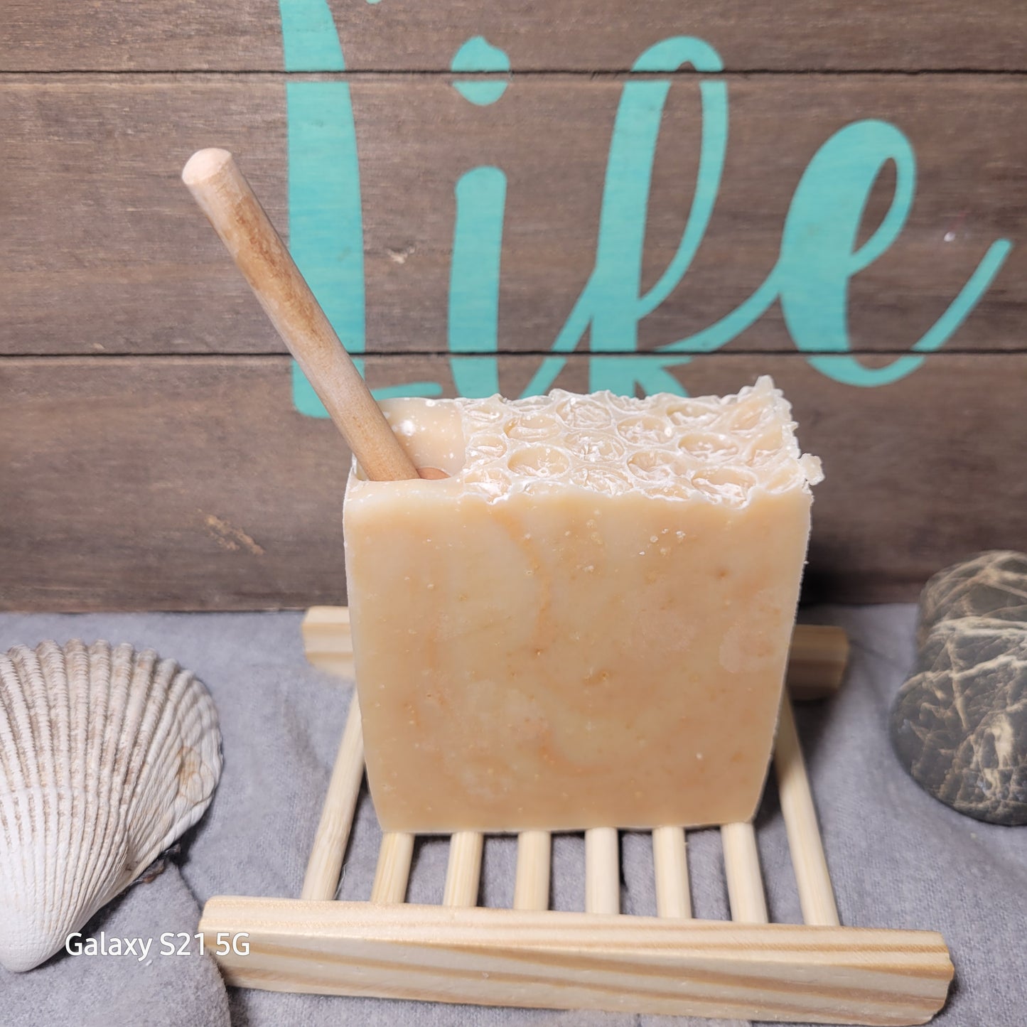 Honey Soap w honey from Happy Hives