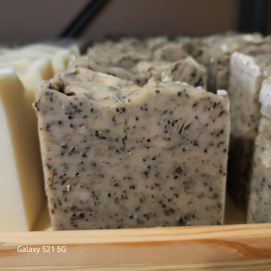 Espresso Exfoliating Soap Made with O&M Coffee Grinds
