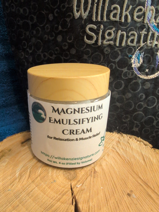 Magnesium Emulsifying Cream for Relaxation & Muscle Relief
