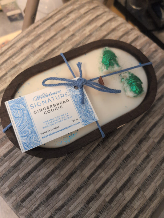 Dough Bowl Candle -Gingerbread Cookie 20oz