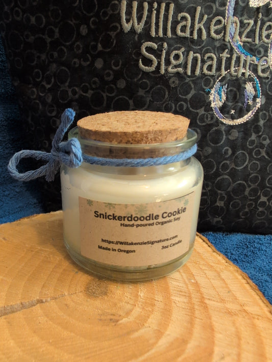 3oz Mini Candle Snickerdoodle Cookie