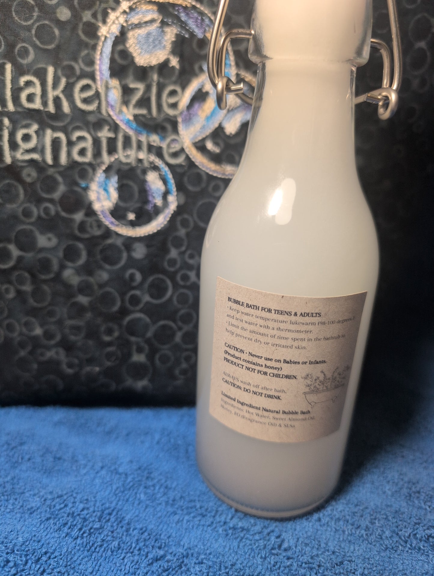 Tangerine Almond Honey Gentle Bubble Bath (CAUTIONS NOT FOR BABIES AND INFANTS)